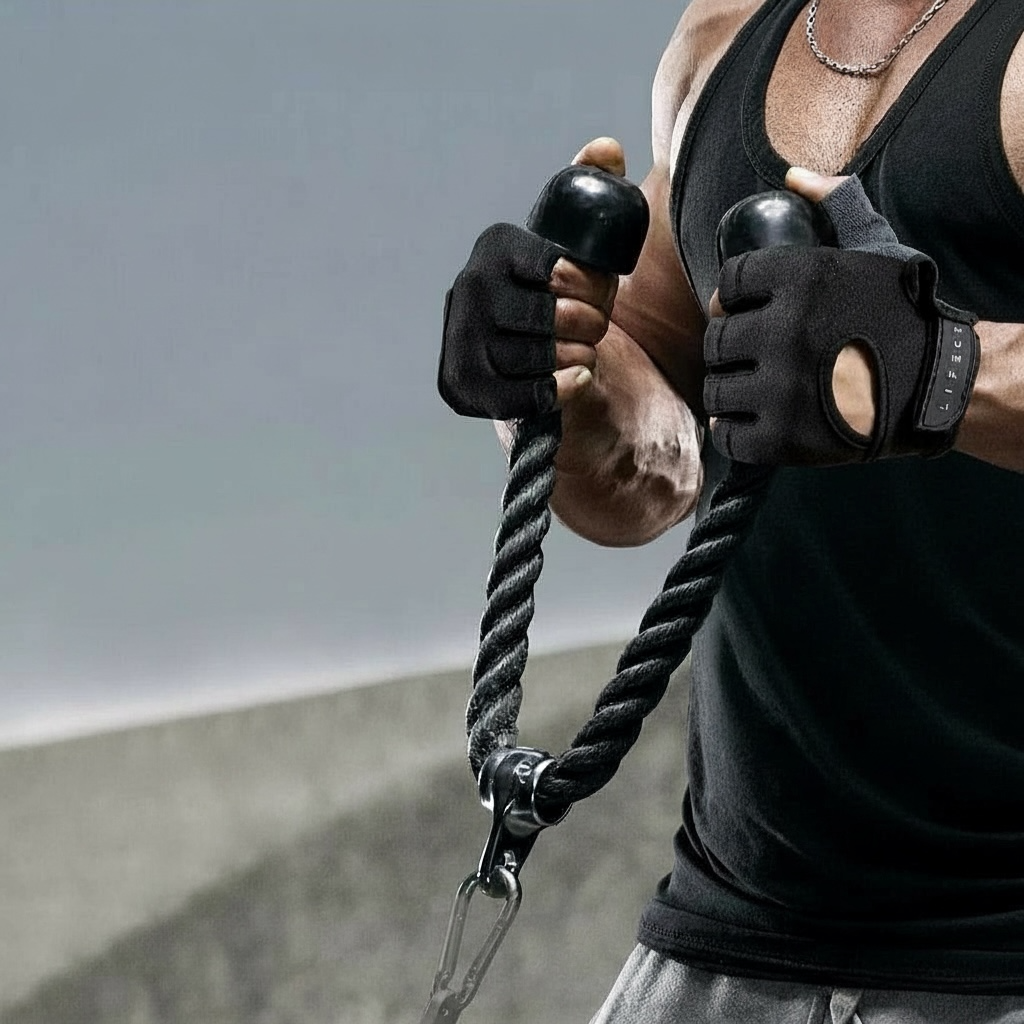 Fingerless Weight Lifting Gym Gloves, Breathable Curved Open Back for Workout, Exercise, Powerlifting, Unisex