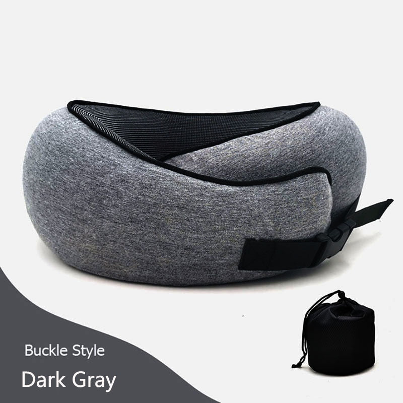 Pure Memory Foam Travel Neck Pillow