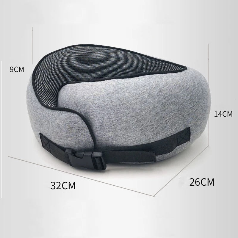 Pure Memory Foam Travel Neck Pillow